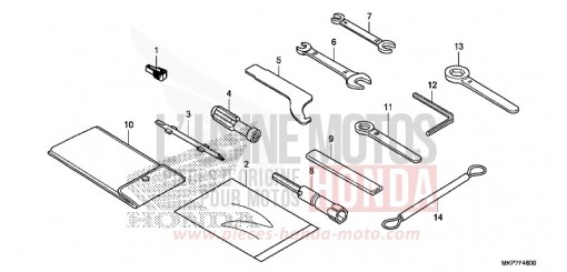 OUTILS CB500XAM de 2021